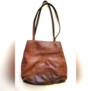 Nine West leather shoulder tote